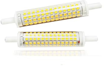 R7S LED 118MM Dimmbar 15W Glühbirne Neutralweiß 4000K Slim Linear 230V Licht 360° Leuchtenwinkel Ersatz 150W Halogen Stablampe J118 Strahler Leuchtmittel R7S Sockel Leuchtestoffröhre (2 Stück)