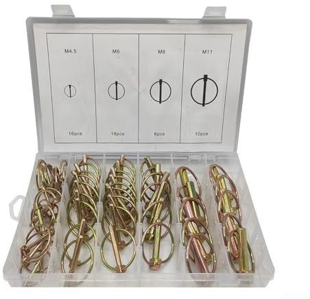 50 Stück Ringstifte, farbige Ringstifte, Positionierungsstift, farbig beschichtete Pins