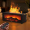 Duftspender für ätherische Öle, Flamme 3D, 150 ml, Kamin-Diffusor, Luftbefeuchter mit Timer, LED 7 Farben und Fernbedienung, automatischer Abschaltschutz, Aromadiffusor für Zuhause