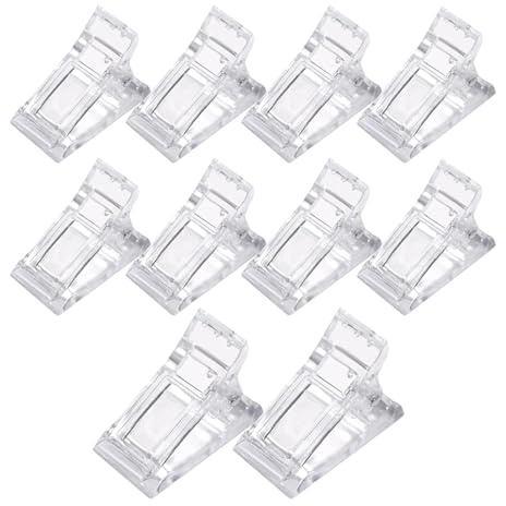 Nagelzange für Gelnägel, Nagelzange zum Halten der Nägel unten - Schnellbau-Gel-Nagelzange Poly Nail Gel Nagelformen | Praktische Nagelzange aus