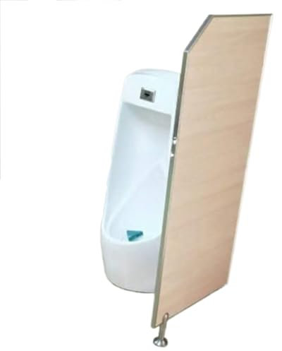 MESOVFCA Urinal-Sieb, Toilettentrennwand, wasserdichte Urinal-Schranke, bodenmontierte Urinal-Schranke, wasserdichte Urinal-Trennwand für Hotels/öffentliche Toiletten (Größe: 5 Stück)