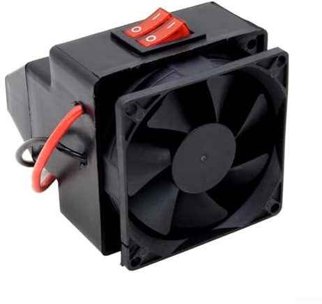 HpLive 12V/24V Auto Heizlüfter 200W, Elektrische Autolüfter Heizung, Scheibenenteiser und Entfroster für Fahrzeug Frontscheibe(24V)