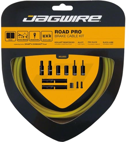Jagwire PCK207 Kit Cavi e Guaine Unisex Adulto, Giallo