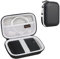 Canboc Festplatte Tragetasche für Western Digital Elemente WD My Passport Canvio Basics Seagate Backup Plus Slim 1TB 2TB 3TB 4TB, Externe Festplatte Fall, Mesh Tasche passt USB Kabel, Schwarz