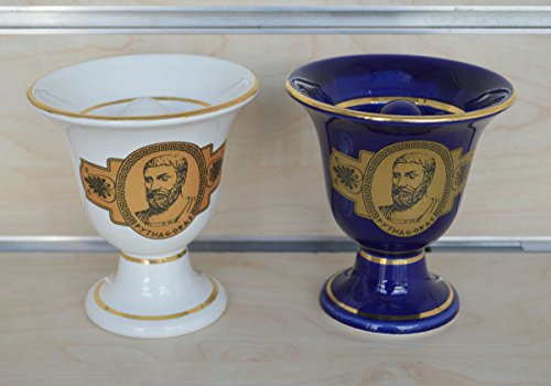 Estia Creations 2 Tazze Coppa Pitagora Giustizia Teorema Pitagorico Tantalo Matematica