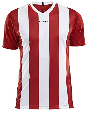 Craft Herren Trikot Progress Jersey Stripe 1905562 Bright Red/White XXXL