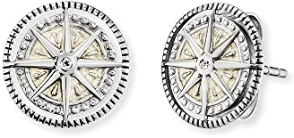 Engelsrufer Damen Ohrstecker Lebensblume aus Sterling Silber, multicolor Zirkonia Steine, Steckverschluss, nickelfrei