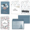 Urdays Weihnachtskarten 20er Set mit Umschlägen Klappkarten für Weihnachtsgrüße 20 Stück – Frohe Weihnachten Retro Design