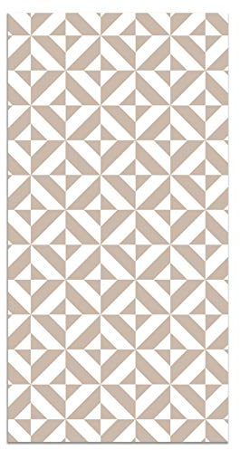 Panorama Vinylteppich - Modell Rosa Geometrie 200x250 cm - Verschiedene Größen - Deko Küche, Läufer und Outdoor