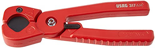 USAG U03170001 Tagliatubi per Tubi in PEX e plastica (Diametro 22 mm), Rosso