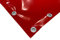 TENDAGGIMANIA Bache de Protection Exterieur en PVC 650 g/m² - Dimension 4 X 7 MT - Couleur: Rouge - Bache Protection avec Ourlet de Renfort périmétrique et œillets Tous Les 50 cm