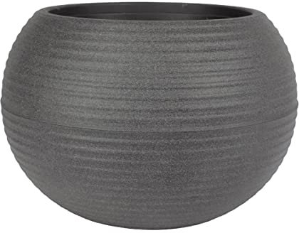 The HC Companies Inc Jardinière en Plastique Fibre de Verre 30,5 cm