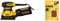 Dewalt DWE6411-GB DWE6411 Sheet Sander, Yellow/Black, 240 V, Set of 3 Pieces & Dewalt DT3022-QZ Sanding Belt K80, 115 x 115 mm, Set of 10 Pieces