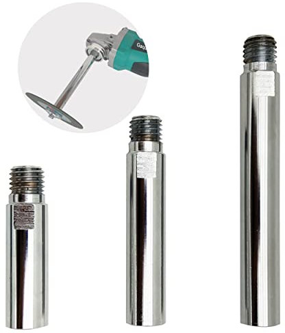Gaquolam 5/8-11 Thread Angle Grinder Extension Shaft Set Connecting Rotary Rod Car Polishing Adapter of 3pcs, 3 inch, 3.9inch, 5.5inch