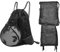 ZACUDA Fußball Rucksack Kordelzug Fußball Taschen Wasserdicht Basketball Netztasche Drawstring Fußballtasche Basketballrucksack mit Reißverschluss Großer Turnbeutel mit Ballnetz für Basketball Fußball