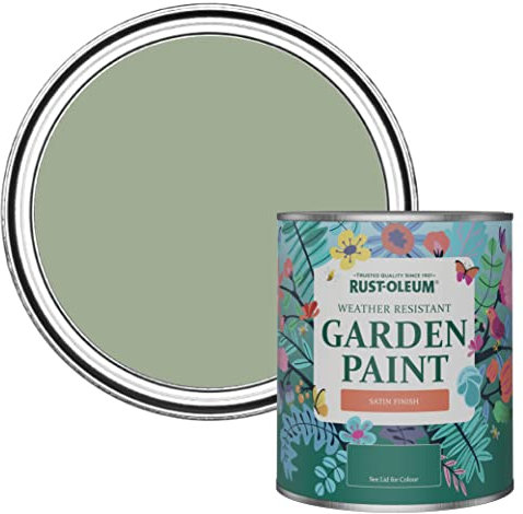 Rust-Oleum Green Mould-Resistant Garden Paint In Satin Finish - Bramwell 750ml