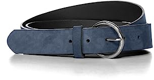 STREET ONE Damen A580695 Ledergürtel, Grey Blue, 100