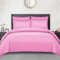 Pamposh Parure de lit en satin à rayures pour lit super king size – Parure de lit de qualité hôtelière – Parure de lit hypoallergénique en microfibre ultra douce