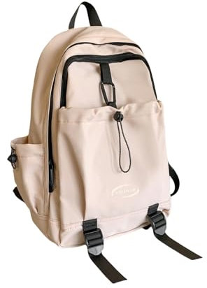 CNYMFF Rucksack damen Rucksack Einfache Mode Student Junior High School Schüler Schultasche Weibliche Freizeit Reise Rucksack Männlich-P