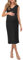 OUGES Femme Midi Robe d'allaitement 2025 Eté Décolleté en V sans Manches Festif Robe de maternité Bodycon Robes pour Femmes Enceintes