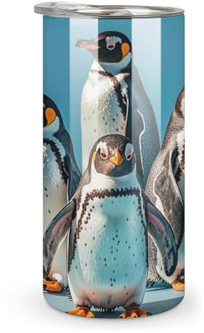 Helicopter Cup Insulated Coffee Cups Stainless Thermos Cup Vertical Cup Stanley Cup Tea Cup Sealed Drinking Lid Animals Printed Mugs For Office And Home 10 OZ