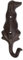 KEXIAO - Percha de hierro fundido funcional para perro, gancho trasero de hierro fundido resistente para colgar ropa y llaves en el hogar, decoración de espacios
