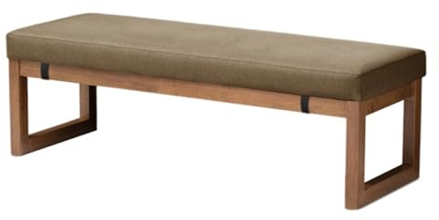 JHSDHYD Sitzkissen Bank 5 cm Verdickte Holz Stühle Pads Bank Kissen Dekorative Kissen Holz Stuhl Sitze for Garten Liege/Erker Fenster Pad(Khika 2,110X30X5CM)