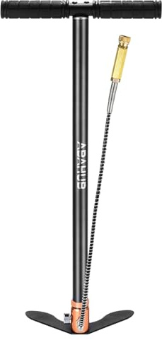 Abahub High Pressure Hand Pump, 3 Stage Airgun PCP Pump, 4500 psi