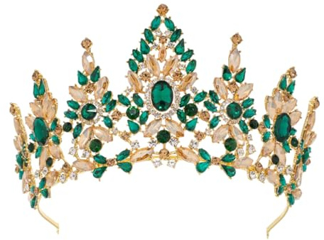 Blumen-Haarkrone, bunt, Kristall, geometrische Form, Tiara für Brautschmuck, Hochzeiten und Abschlussbälle, Tiaras, Strasssteine