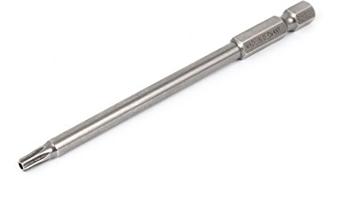 Sourcingmap 100mm Long 1/4 Hex Shank T20 Magnetic Torx Security Screwdriver Bits