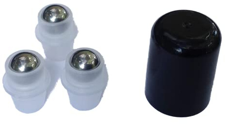 12 Stainless Steel Roller Ball Roll On Inserts for Essential Oil Bottles 5ml and 15ml Amber doTERRA and Young Living Bottles
