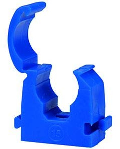 RIEGLER 114041-88.022-B Rohrklemme »speedfit« PP, für Rohr Außen-ø 22 mm, blau, 1Stk