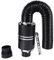 Filtro Sportivo Auto, Filtro di Aspirazione Aria Fredda in Fibra di Carbonio da 3 Universal, Kit di aspirazione Aria Fredda, Sistema di Aspirazione Filtro Dell' Aria Fredda per Auto