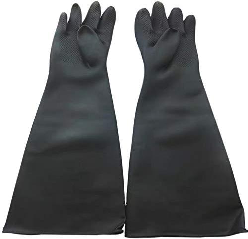 LQNB Guanti per Sabbiatura per Guanti per Cabine Sabbiate 60X20Cm
