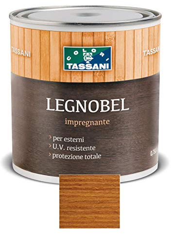 Legnobel Impregnante a Solvente Vernice per Legno Tassani 1 Lt - Varie Colorazioni (Larice)