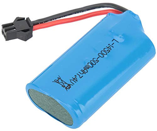 CHICIRIS RC Upgrade Battery, 7.4V 500mAh RC Car Accessory Upgrade Battery fit for FY004 6WD 1/16 RC Car Truck(blue) Car Parts