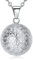 EUDORA Harmony Ball Bola Klangkugel Kette Schwangerschaft Vintage Anhänger Schmuck, Lotus Klangkugel Anhänger Engel Anrufer Damen Halskette Engelsruf Schmuck, Kette 114,3 cm + 76,2 cm