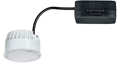 Paulmann 93071 Nova LED Einbauleuchte Modul Coin rund 50mm 6W 530lm 230V 4000K Satin rund Deckenspot Kunststoff