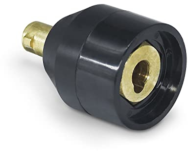 Adapter - Schweißkabelstecker - 9mm auf 13mm (9mm Buchse auf 13mm Dorn) - Kompatibel mit allen Schweißgeräten - VECTOR WELDING