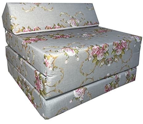 FORTISLINE - Klappmatratze 200x70x10cm - 3-teilige Faltmatratze - H2 Gästematratze - Camping Faltbare - Kamping Bett - Waschbar Bezug - Erwachsene Klappbar - Reisematratze - Schaumstoff Matratze