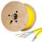 HB-DIGITAL 500m CAT 7 Netzwerkkabel LAN Kabel Verlegekabel Ethernet Installationskabel 10 Gbit/s AWG23 S/FTP - GHMT Zertifiziert - reines Kupfer LSZH BauPVO Klasse Cca Datenkabel Duplex - Gelb
