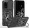 ATISIJIE Coque pour Samsung Galaxy S20 Ultra / S20 Ultra 5G étui [Protection d'appareil Photo Slide Camera], Support 360° Rotatif Militaire Renforcée Armor Antichoc Bumper Housse Le Noir