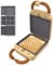 Cecotec Appareil à Sandwichs Rock'nToast Retro One Yellow. Machine à Sandwich Rétro 700W, 3 plaques Interchangeables, Revêtement RockStone, Indicateur lumineux, Base Antidérapante, rangement vertical