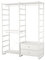 Ikea ELVARLI Kleiderschrank Kombination, 165x55x216 cm, weiß