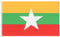 MUWO Flagge Nations Together 90 x 150 cm Nationalmanschaften, doppelseitige Gartenflagge, wetterfeste Fanflagge, Fußballflagge Polyester Länderfagge Deutschland mit Ösen (Myanmar)
