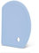 Lazymi Flexible Silicone Dough Scraper Cutter, Large (15.2×10.9CM) Multipurpose Pastry Scrapers Non Stick, Food Grade Bowl Scraper Bench Spatula for Baking Bread Sourdough Cake Pizza (Blue)
