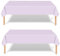 2Pcs Light Purple Party Tablecloth Decorations for Birthday, Disposable Table Cloth Covers, Dining Tablecover for Indoor or Outdoor Kid Wedding Birthday Picnic Party Decorations