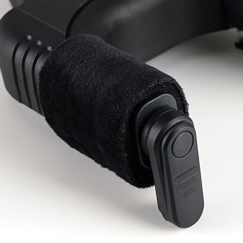 Sondery Schutzhülle/Band Gitarrenaufhänger, für Gitarren mit Nitro-Finish (Nitrozellulose-Lack), je Packung mit einem Paar (2 Stück), schwarz