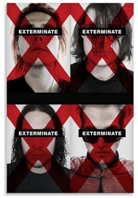 Poster My Chemical Romance, Musikband-Poster, Leinwand, Wandkunst, dekoratives Wohnkultur, Gemälde für Wohnzimmer, Schlafzimmer, 30 x 45 cm, ungerahmt, Stil 5