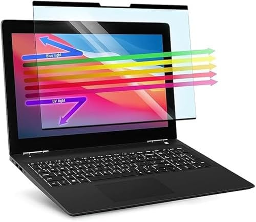 Hicare Magnetic 14 Inch Anti Blue Light Screen filter Protector, Reduce Eye Strain Matte Anti Glare Computer Screen Cover, Blue Light Blocking Screen Protector for 14 inch with 16:9 Resolution Laptop